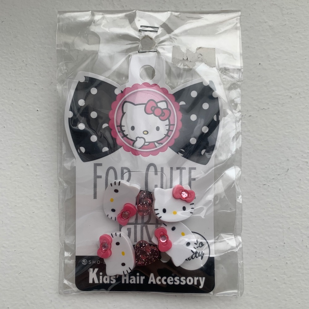 2PC New Hello Kitty Ponytail Hair Tie